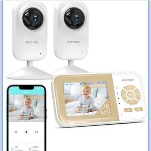Baby Monitor with Dual Cameras